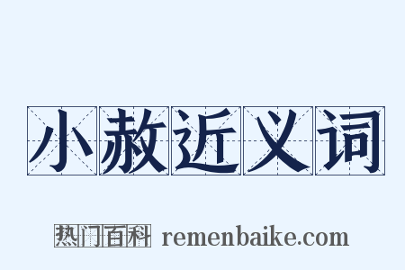 小赦近义词是什么意思的图片